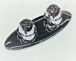 Комплект ручек и накладок Хром смесителя ванны Maxima Jacuzzi