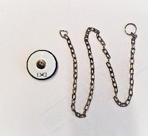 Пробка Бронза с цепочкой слива - перелива ванны DEVON&DEVON