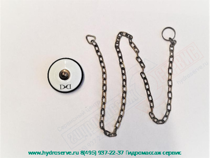 Пробка Бронза с цепочкой слива - перелива ванны DEVON&DEVON