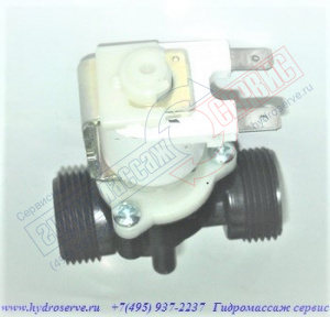 Электроклапан 12V, 1/2-штуцер душевой кабины Альбатрос
