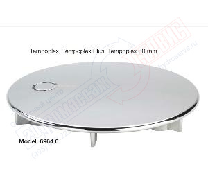 Tempoplex Декоративная накладка 115 мм сифона хром Modell 6964.0 Viega
