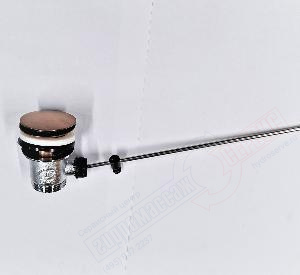 Донный клапан смесителя раковины, цвет - copper brushed GESSI