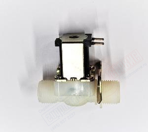 Электроклапан 1/2"х1/2" 12V наполнения парогенератора душевой кабины Appollo