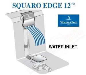 VILLEROY&BOCH, Излив для ванны Squaro Edge 12, комплект для встройки