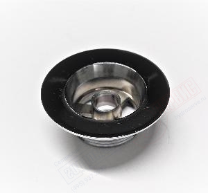 Фланец слива-перелива ванны, хром, без дренажа APOLLO 