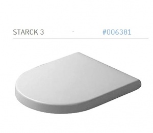 STARCK 3 Сиденье для унитаза DURAVIT 