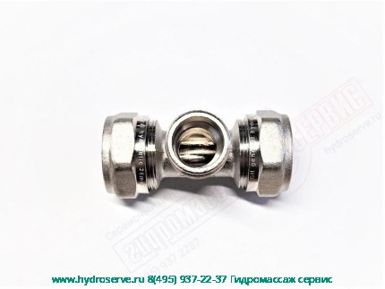 Тройник НР 26x3\4x26*3,0мм обжимной для металлопластиковой трубы 26*3,0мм PROFIT MPS GH GH109N260526