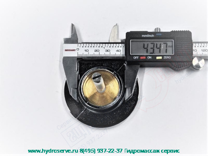 Пробка хром слива-перелива ванны до 10,2017г.в.  EXAFILL HANSGROHE