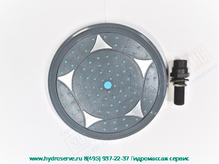 Верхний потолочный душ диаметр 230мм GUCI-851-852 Appollo