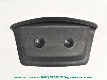 Подголовник 34см серый для ванны Appollo SU-1515