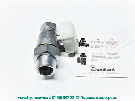 Газовый шаровый кран ВР 3/4&quot; с американкой, 9298 Vaillant