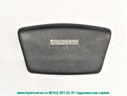 Подголовник 34см серый для ванны Appollo SU-1515