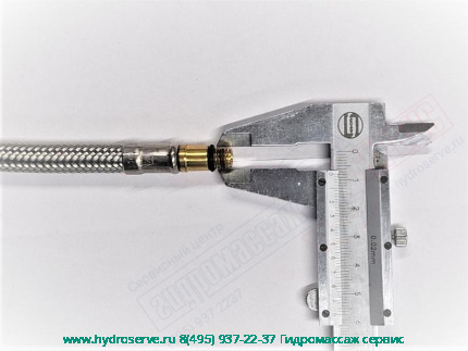 G3/8 x 8mm  L=450mm Шланг (2шт) подводки воды смесителя BK903N LUPI