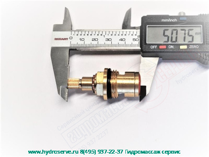 Кран-букса G1/2 90гр ГВС керамическая, MEDEA