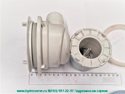 Сифон 90мм Хром в сборе для душевой кабины GUCI-852 APOLLO