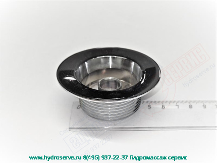 Фланец слива-перелива ванны, хром, без дренажа APOLLO 