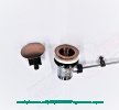 Донный клапан смесителя раковины, цвет - copper brushed GESSI