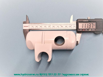 Jacuzzi Flexa Подвижный Курсор белой стойки D=22mm для душевой лейки