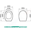  Universal, Mia Round Сиденье для унитаза VitrA 84-003-019 с крышкой быстросъемное с микролифтом 