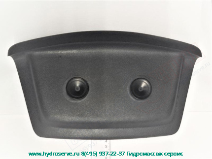 Подголовник 34см серый для ванны Appollo SU-1515