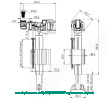 Клапан 3/8&quot;-1/2&quot; наполнения бачка унитаза Fillexor, пластиковый штуцер IZ Yapi