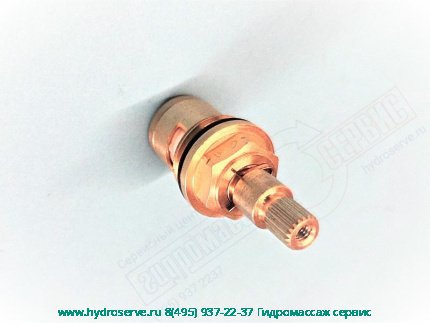 Кран-букса G1/2 90гр ГВС керамическая, MEDEA