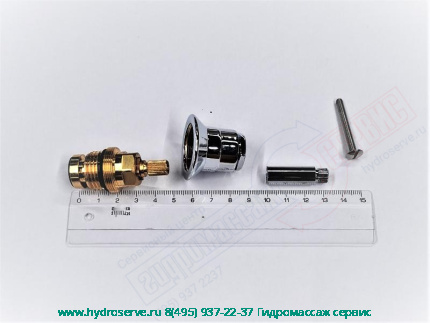 Кран-букса G1\2" шпиндельная Хром смесителя DEVON&DEVON