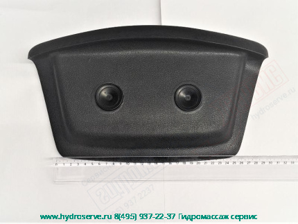 Подголовник 34см серый для ванны Appollo SU-1515