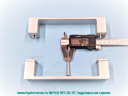 MYNIMA 90/120 Ручка 175мм серебро двери JACUZZI, 224001100