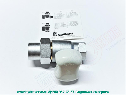 Газовый шаровый кран ВР 3/4&quot; с американкой, 9298 Vaillant