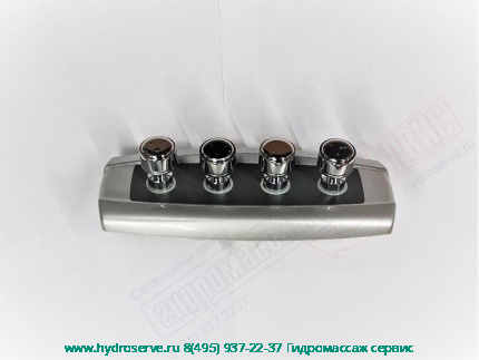 Каскад 4-х форсунок потолочного масажа душевой кабины Appollo A-0734