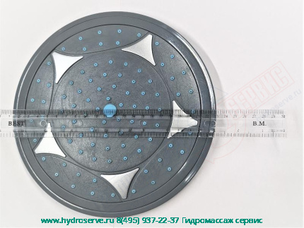 Верхний потолочный душ диаметр 230мм GUCI-851-852 Appollo