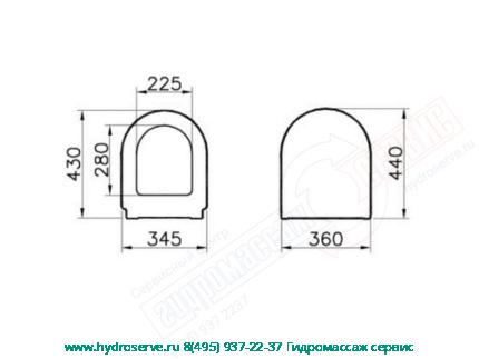 Zentrum Сиденье для унитаза VitrA 94-003-009 с микролифтом