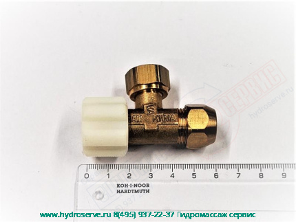 Угловой запорный вентиль бачка инсталяции IDEAL STANDARD W873567