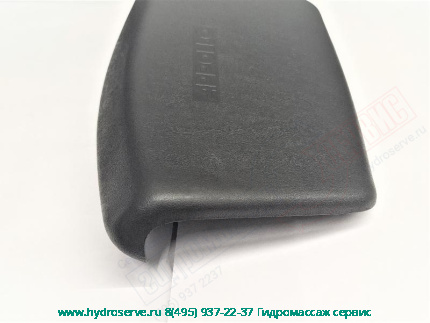 Подголовник 34см серый для ванны Appollo SU-1515