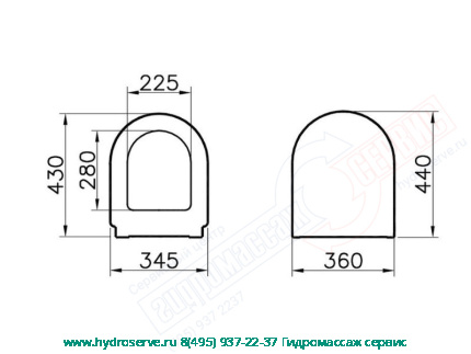 Zentrum Сиденье для унитаза VitrA 94-003-001 стандартное