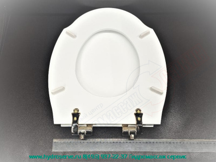 Сидение SoftClose с креплением св. золото унитаза WESTMINSTER DEVON&DEVON