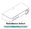 RAINDANCE SELECT E 300 SHOWERPIPE Корпус смесителя хром \ белый стекло 92165400