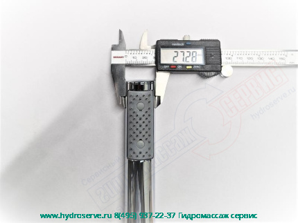 Ручная цилиндрическая лейка хром для душа, BOSSINI