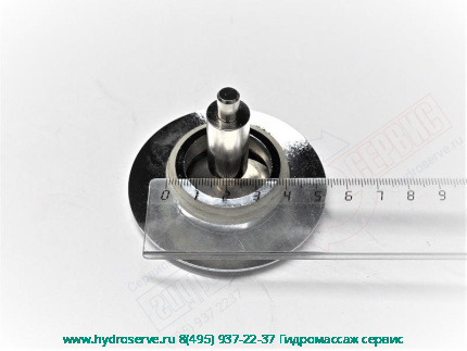 Пробка слива-перелива ванны, хром, без дренажа APOLLO 