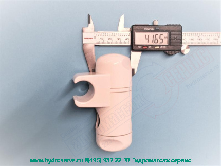 Jacuzzi Flexa Подвижный Курсор белой стойки D=22mm для душевой лейки