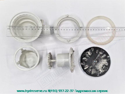 Сифон 90мм Хром в сборе для душевой кабины GUCI-852 APOLLO