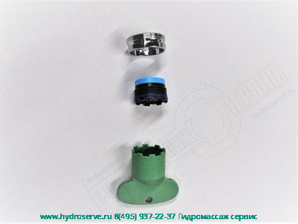 Аэратор M21 в комплекте с кольцом Хром и ключом смесителя THG 