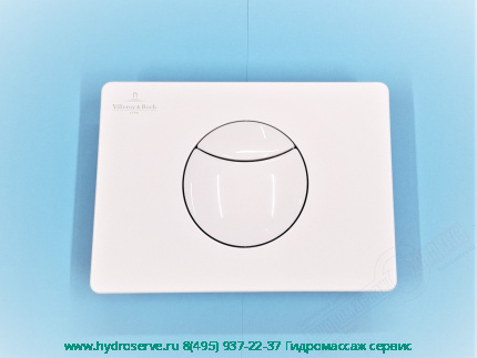 Клавиша Белая слива механизм бачка инсталяции VILLEROY & BOCH