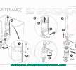 Мембрана 928 заливного клапана тип S арматуры Ideal Standard