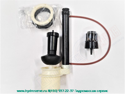 Механизм пневмо слива Хром бачка напольного унитаза Lineatre, Tremolada 