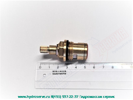 Кран-букса G1/2 90гр ГВС керамическая, MEDEA