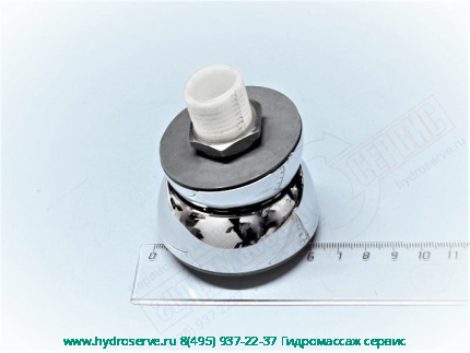 Форсунка D=60х50x1/2&quot; душевой кабины Appollo, хром