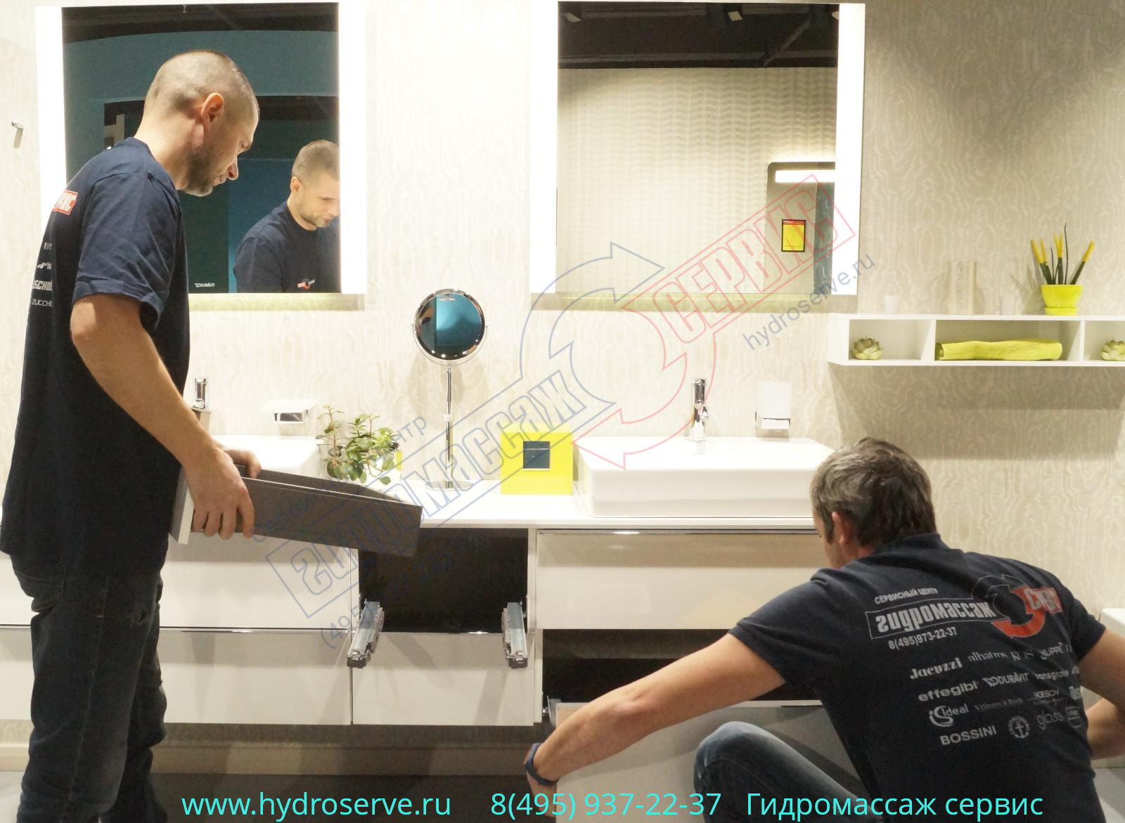 Установка Duravit мебели 90-120см для ванной комнаты